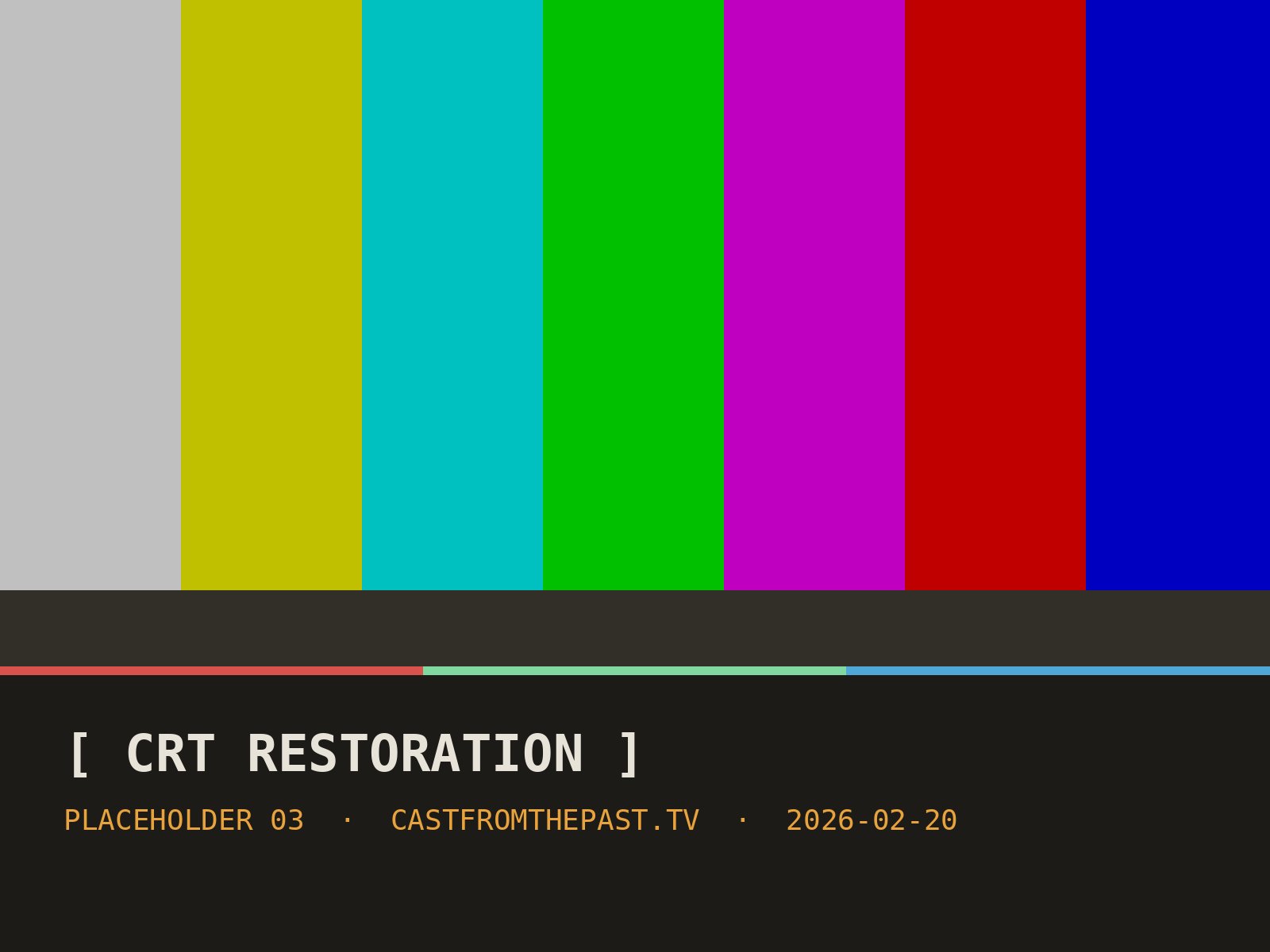 Placeholder: Degaussing Coil Repair
